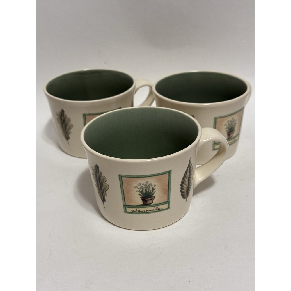 Set of 3- Pfaltzgraff - Naturewood Portfolio - 8 Oz. Coffee Cups/ Mugs